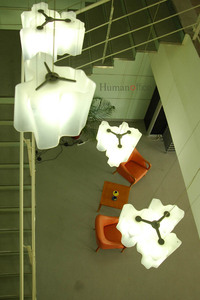 楼梯休息区俯视图